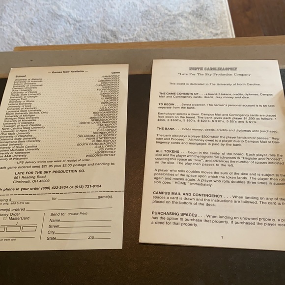 Monopoly with a Tar Heel twist 😎😎😎 - Picture 2 of 4